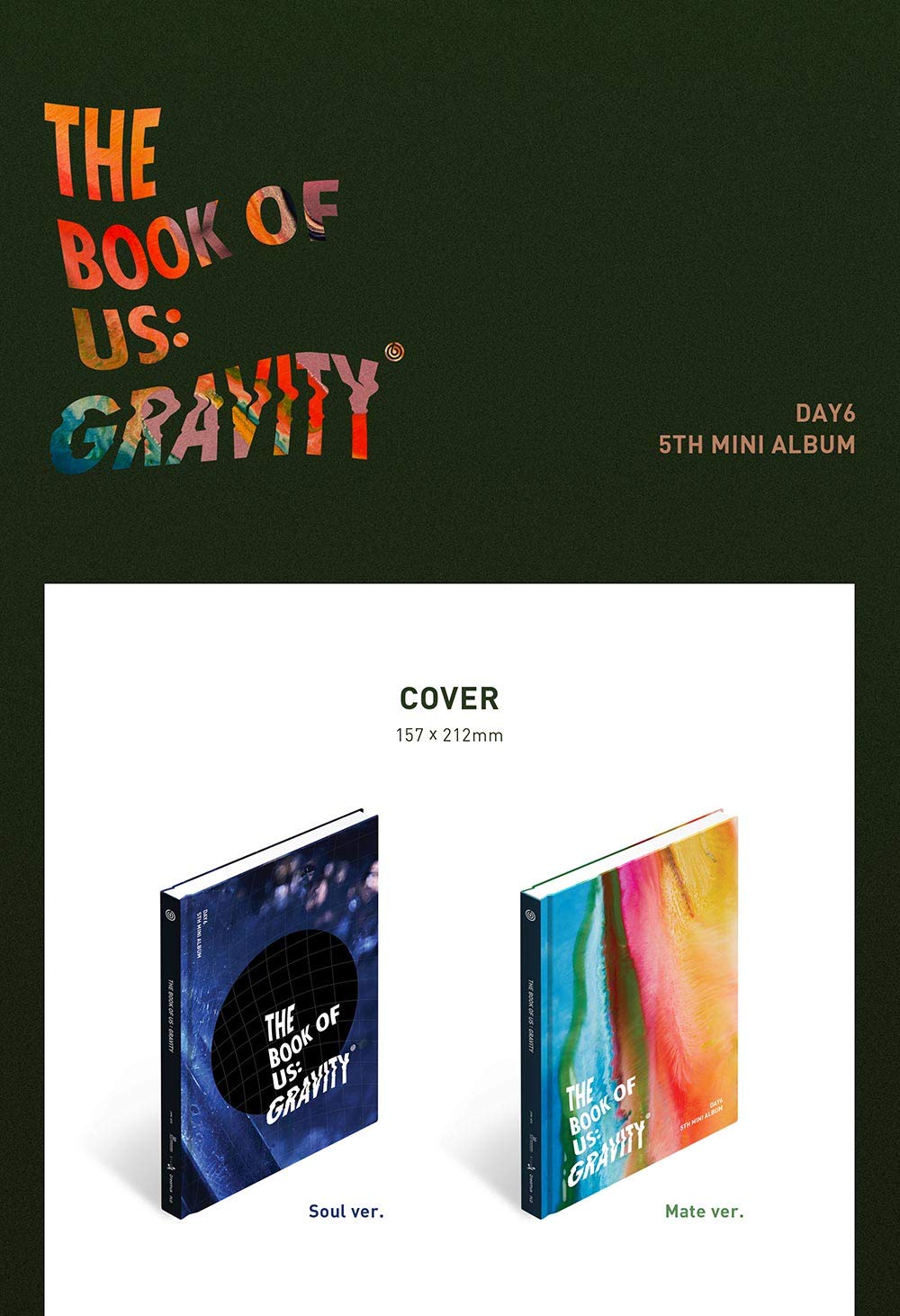 DAY6 – 5th Mini Album: The Book of Us : Gravity