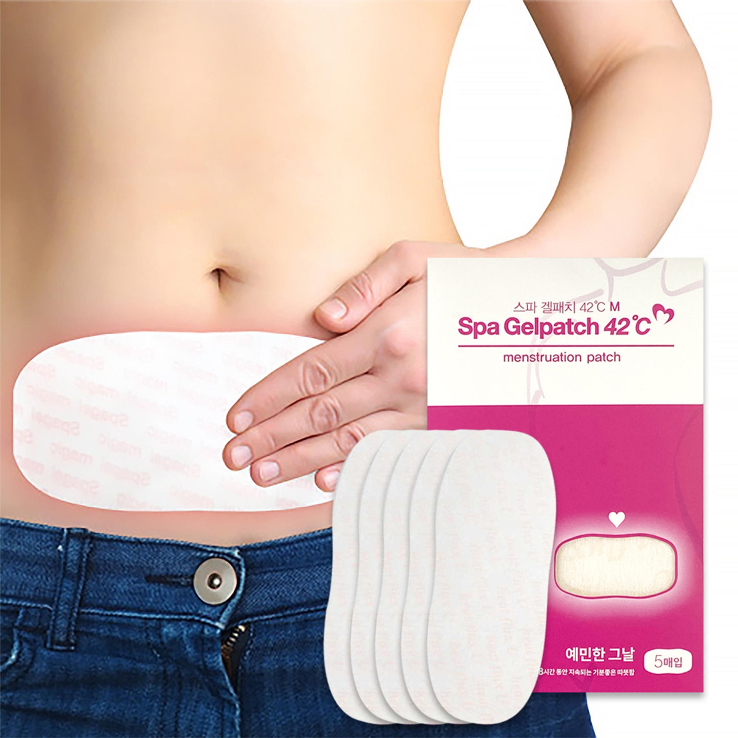 Spa Gelpatch 42 °C — Parche Térmico para el Periodo (5 piezas)