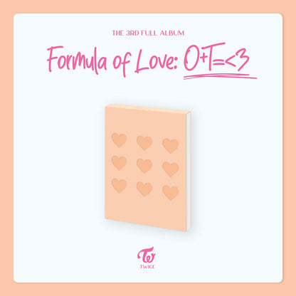 Twice the 3rd full album Formula of Love: 0+t=<3