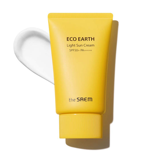 The Saem Eco Earth Light Sun Cream SPF50+ PA++++ 50g