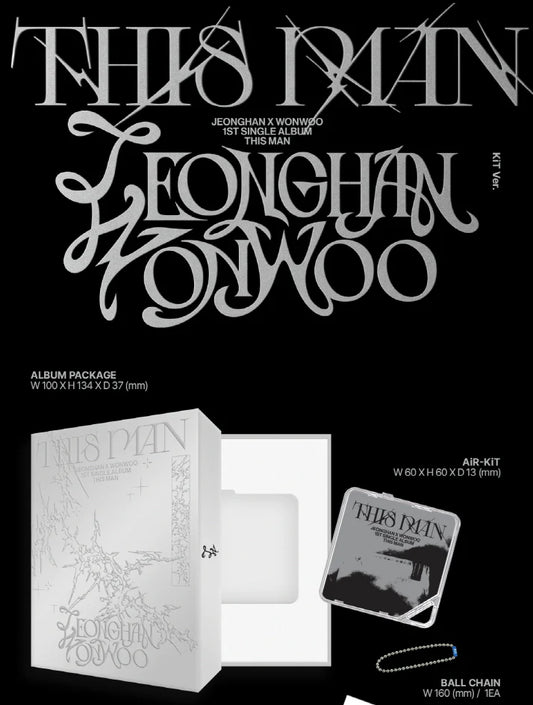 JEONGHAN X WONWOO – 1st Single Album: THIS MAN Standard Version