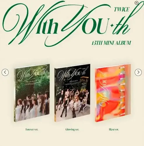 TWICE – 13.º Mini Álbum "With YOU-th" (Glowing Ver.)